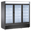 Maxx Cold Freezer 72 cu.ft., Triple Door, Commercial Merchandiser, Black/Glass MXM3-72FB